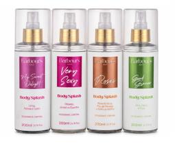 Kit 4 Body Splash Barbours Beauty 200ml Delight Very Sexy Roses Good Grace Kit 4 Body Splash Barbours Beauty 200ml Delight Very Sexy Roses Good Grace