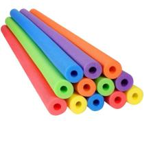 Kit 4 Boia Macarrão Espaguete Flutuador Para Piscina Praia Flexível Versátil Resistente
