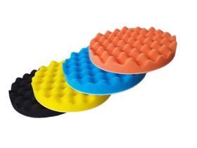 Kit 4 Boina De Espuma Para Polimento 7 Polegadas Com tiras autocolantes