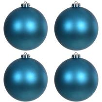 Kit 4 Bolas De Natal ul 12Cm Fosca Enfeite Pendente Árvore Kit 4 Bolas De Natal ul 12Cm Fosca Enfeite Pendente Árvore