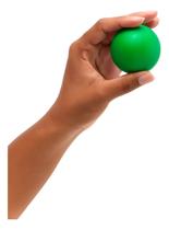 Kit 4 Bolas Exercitadora Fisioterapia Bolinha De Mão Lisa