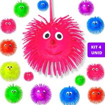 Kit 4 Bolas Ioio Com Luz De Led Brincadeiras Infantis
