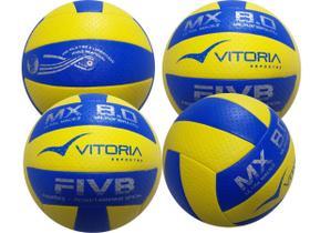 Kit 4 Bolas Volei Oficial Vitoria Mx 8.0 Pro Ultra Macia Kit 4 Bolas Volei Oficial Vitoria Mx 8.0 Pro Ultra Macia