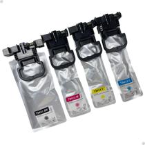 Kit 4 Bolsa De Tinta Compatível Wfc5790 Wf-c5210 Bk C M Y