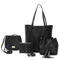 Kit 4 Bolsa Feminina Grande Bolsa De Alça Feminino Barato Kit 4 Bolsa Feminina Grande Bolsa De Alça Feminino Barato