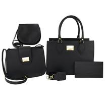Kit 4 bolsas feminina castelo com carteira lançamento Kit 4 bolsas feminina castelo com carteira lançamento