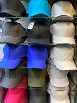 Kit 4 Boné Liso Aba Curva Velcrom Brim Regulador Qualidade Moda Feminino Masculino Personalizar