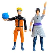 Kit 4 Bonecos Action Naruto Shippunden Kakashi Minato Sasuke