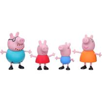 Kit 4 Bonecos Família Peppa Pig - Peppa & Família