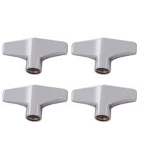 Kit 4 Borboleta Fêmea 6Mm 17.1 Cromada Spanking