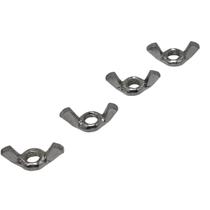 Kit 4 Borboleta Fêmea Simples 6Mm Turbo Aço Resistente