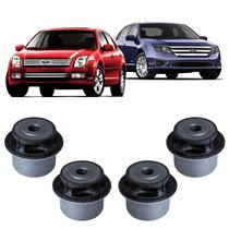 Kit 4 Borracha Bandeja Dianteira Ford Fusion 2006-2009