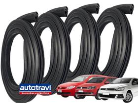 Kit 4 Borracha Guarnição de Porta Gol G5 G6 G7 Mobi Agile Montana SUPERBOR