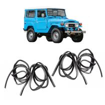 Kit 4 Borracha Porta Toyota Bandeirante 1985 A 2001