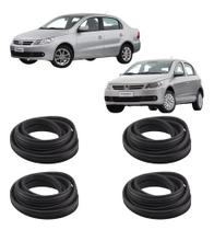 Kit 4 Borracha Porta Volkswagen Vw Voyage G5 2008 A 2012