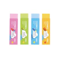 Kit 4 Borracha retangular escolar macia Comiko Eraser Deli Kit 4 Borracha retangular escolar macia Comiko Eraser Deli