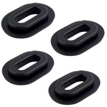 Kit 4 Borracha Tampa Lateral Coxim Titan Fan Nxr Bros Xre190