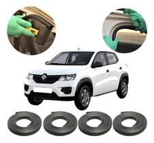 Kit 4 Borracha Vedação Porta Renault Kwid 2015 A 2022 JAHU padrão original Kit 4 Borracha Vedação Porta Renault Kwid 2015 A 2022 JAHU padrão original