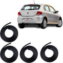 Kit 4 Borrachas de Porta com Aba Gol G5 4 Portas 08 09 10 12