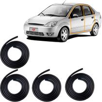 Kit 4 Borrachas de Porta Fiesta Sedan 4 Portas 02 03 04 a 14