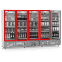 KIt 4 Borrachas Gaxeta Para Gelopar Grvc2500 Gcvr2500 Expositor Refrigerador Frost Free 62x158
