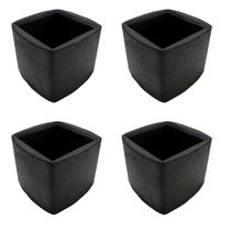 Kit 4 Borrachas Pés Telescópicos Palco Praticável 4 Unidades