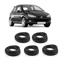 Kit 4 Borrachas Porta E Porta Malas Peugeot 206 2007 A 2008