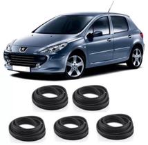 Kit 4 Borrachas Porta E Porta Malas Peugeot 307 2007 A 2008 Kit 4 Borrachas Porta E Porta Malas Peugeot 307 2007 A 2008