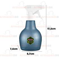 Kit 4 Borrifador Pulverizador Spray Frasco Álcool Gel Água Pequeno 350ml Gatilho - 512 Sanremo