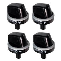 Kit 4 Botões Manipuladores Do Fogão Atlas Dako Kit 4 Botões Manipuladores Do Fogão Atlas Dako