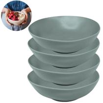 Kit 4 Bowls De Bambu Sortidos Design Sustentável Elegante