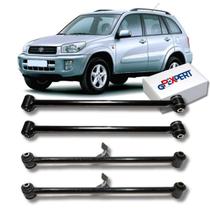 Kit 4 braços oscilante tensor superior/inferior traseiro rav4 2000 2001 2002 2003 2004 2005