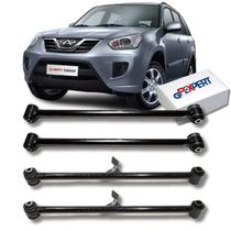 Kit 4 braços oscilante traseiro tiggo 2 2009 2010 2011 2012 2013 2014 2015