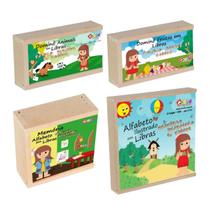 Kit 4 Brinquedos Educativos em Libras Memória Dominó Jogo Pedagógico Escolar Inclusão Infantil Carlu Criança 3 anos Kit 4 Brinquedos Educativos em Libras Memória Dominó Jogo Pedagógico Escolar Inclusão Infantil Carlu Criança 3 anos