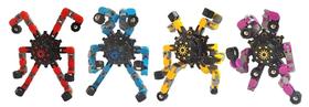 Kit 4 Brinquedos Super Spinner Anti Stress Gira Gira RoboTransformers