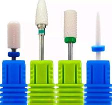 Kit 4 Brocas Cerâmicas Para Unhas Gel Acrigel Ofertão Kit 4 Brocas Cerâmicas Para Unhas Gel Acrigel Ofertão
