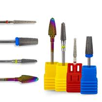 Kit 4 Brocas Tungstênio Umbrella Bullet Flame 720 Unhas Gel