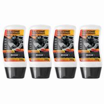 Kit 4 Bucas Silicone Gel Frasco Perfumado Automotivo Tradicional Rodabrill 200ml