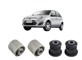 Kit 4 Bucha Balança Bandeja Dianteira Ford Fiesta Hatch 2005