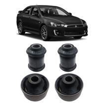 Kit 4 Bucha Bandeja Balança Dianteira Mitsubishi Lancer 10/.