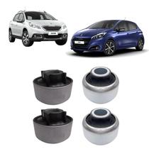 Kit 4 Bucha Bandeja Balança Dianteira Peugeot 208 2008 12/..