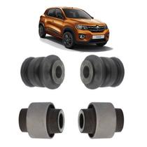 Kit 4 Bucha Bandeja Balança Dianteira Renault Kwid 17 18/...