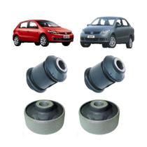 Kit 4 Bucha Bandeja Balança Dianteira Vw Gol Voyage G5 G6 G7