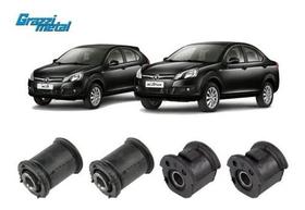 Kit 4 Bucha Bandeja Balança Jac J3 2011 Ate 2015