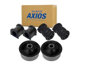 kit 4 Bucha Bandeja Corolla 2003 a 2017 e Fielder + 2 Buchas da Barra Estabilizadora Axios kit 4 Bucha Bandeja Corolla 2003 a 2017 e Fielder + 2 Buchas da Barra Estabilizadora Axios