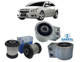 Kit 4 Bucha Bandeja Cruze 2012 2013 2014 2015 2016 Dianteira Gm Original 60mm / 40mm / 12mm