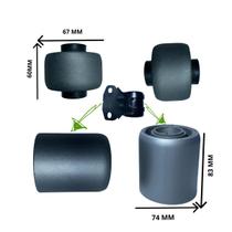 Kit 4 bucha bandeja diant fusion titanium refil p/sup 13/19