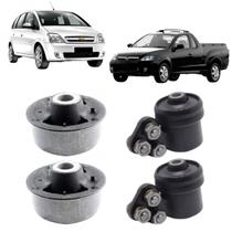 Kit 4 Bucha Bandeja Dianteira C/Suporte Meriva Montana 03/