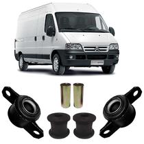 Kit 4 Bucha Bandeja Dianteira Citroen Jumper 2006 2007 2008