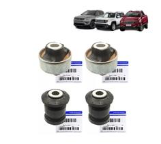 Kit 4 Bucha Bandeja Dianteira Fiat Toro Renegade Compass